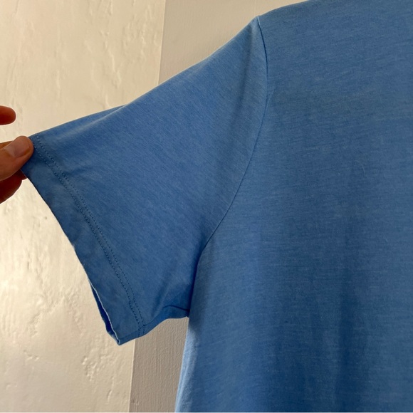 Santa Barbara Running Co. Tee workout tee t-shirt California blue purple Medium - Picture 7 of 9